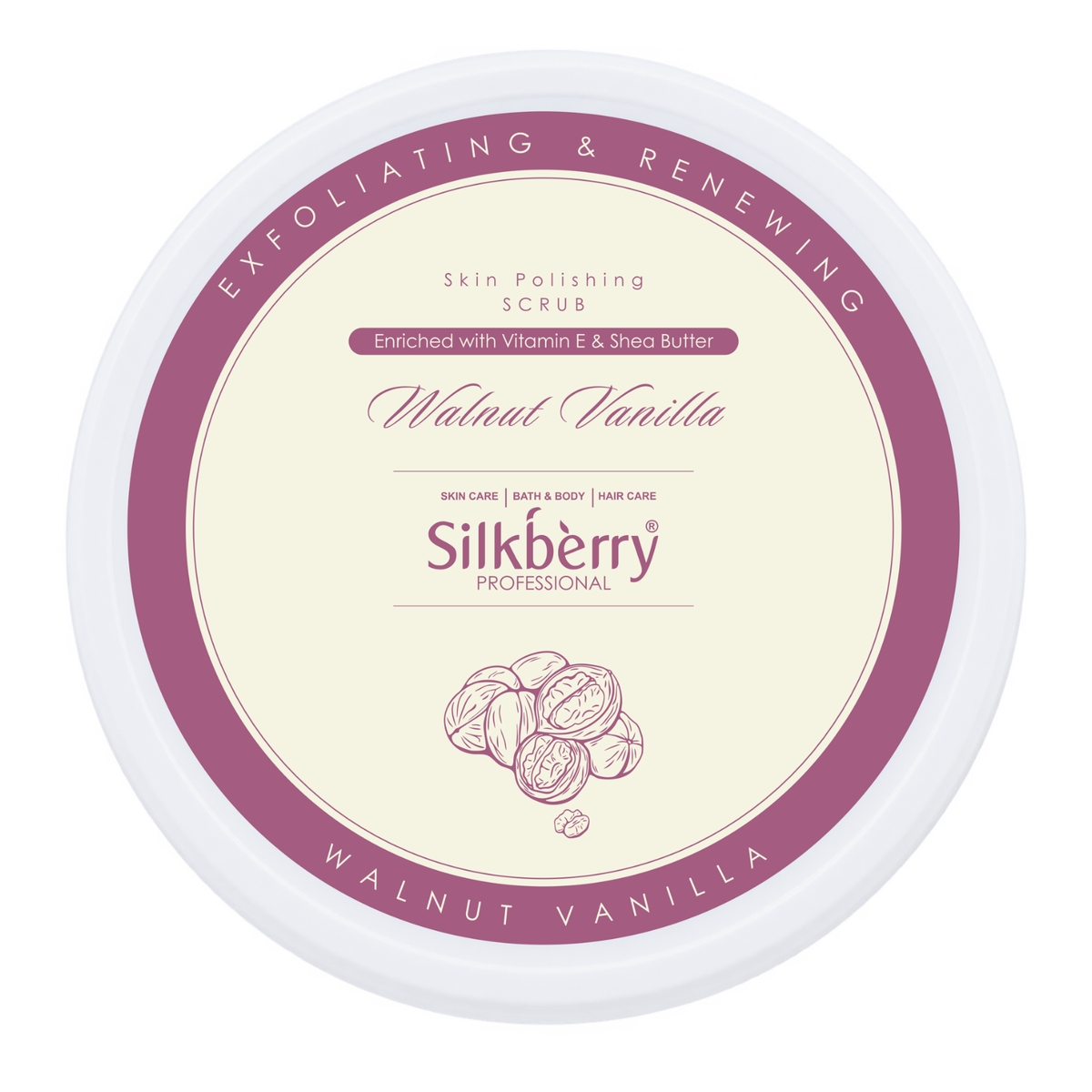 Walnut Vanilla Exfoliating Scrub 500g