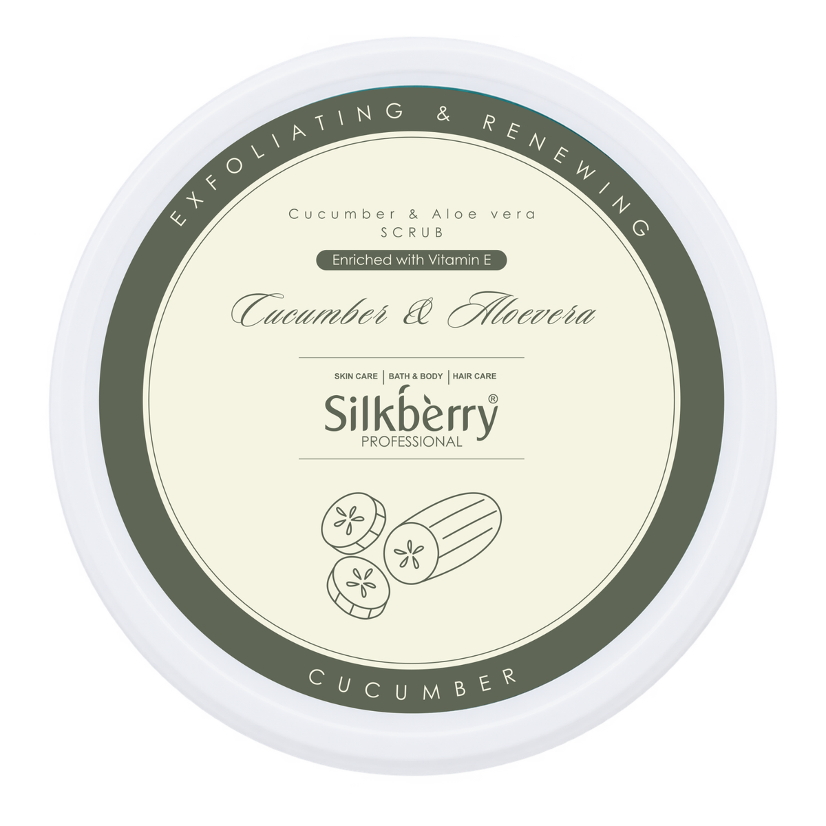 Cucumber and Aloe Vera Exfoliating Scrub 500g
