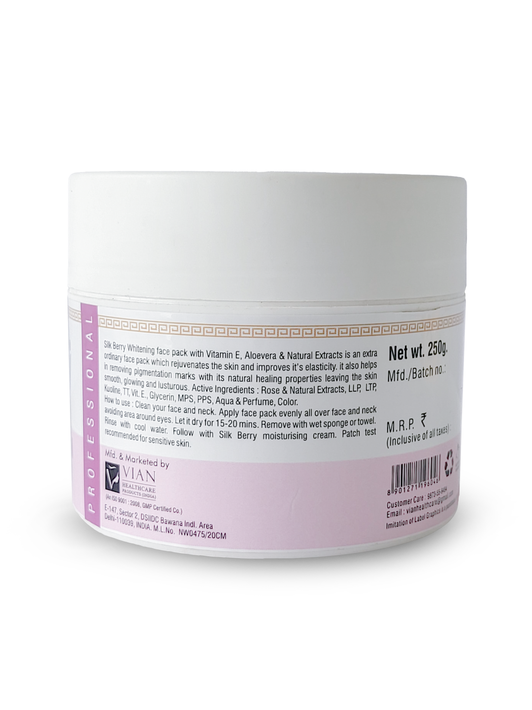 Rose & Saffron Face Pack