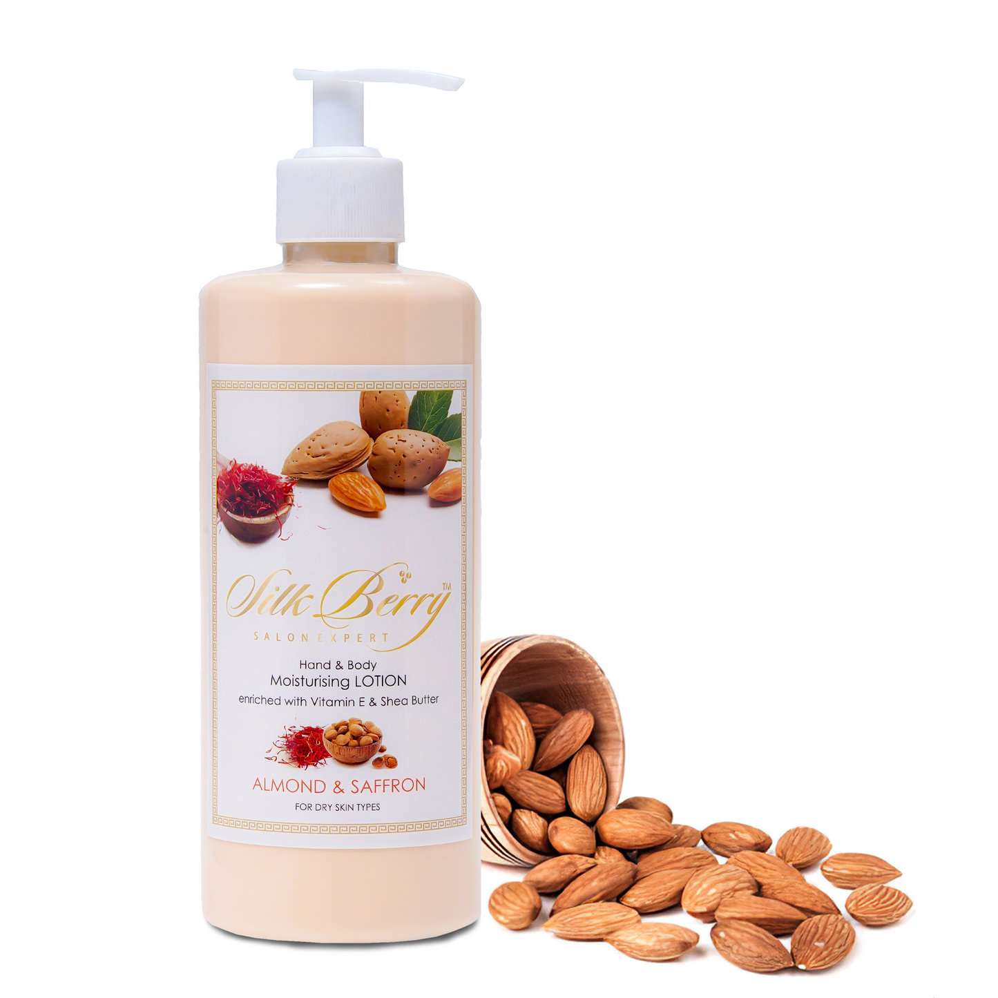 Almond & Saffron Body Lotion 500gm