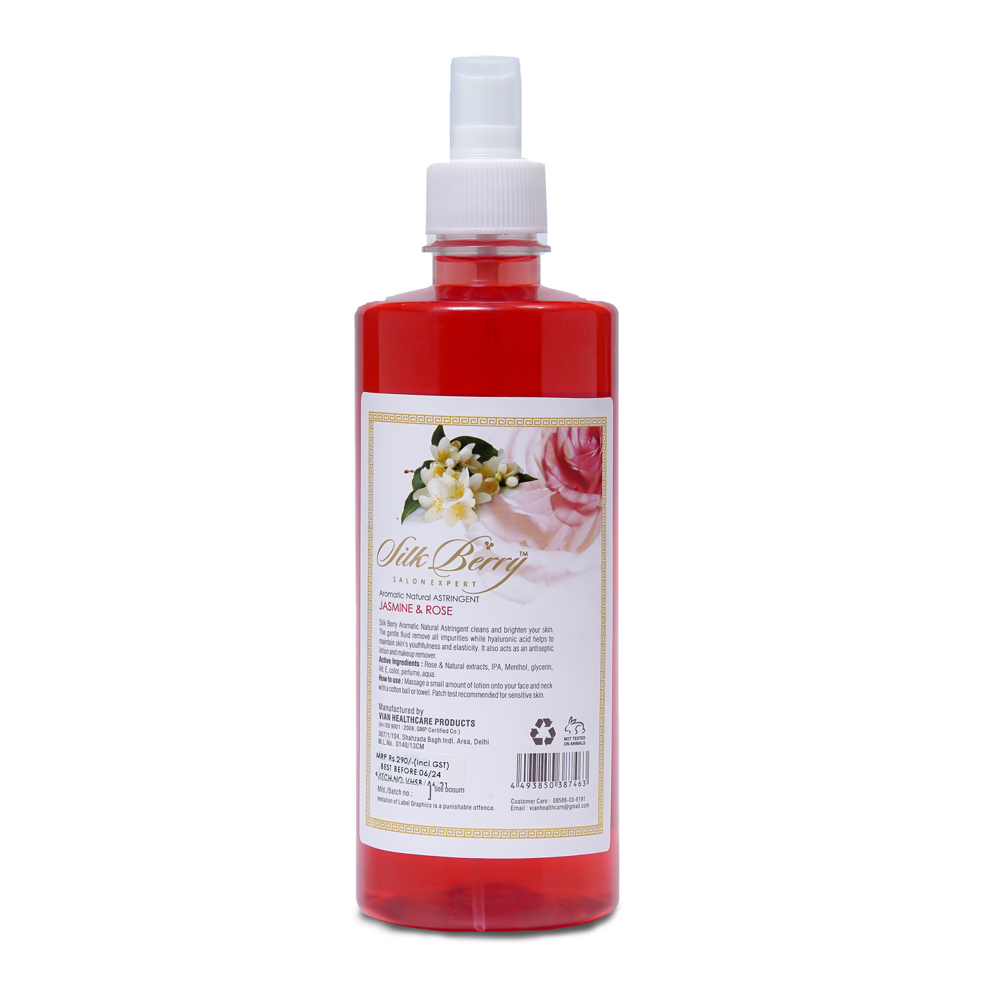 Jasmine & Rose Natural Astringent