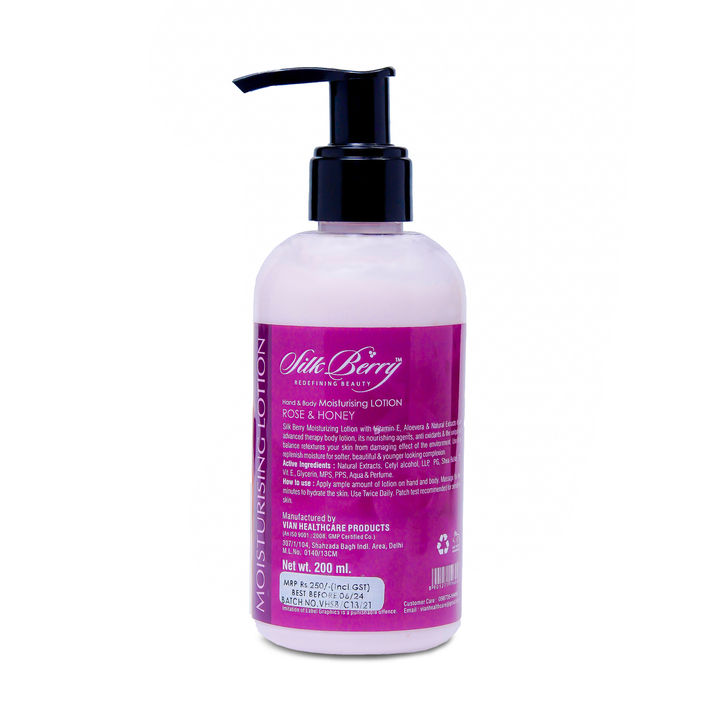 Rose & Honey Moisturizing Body Lotion