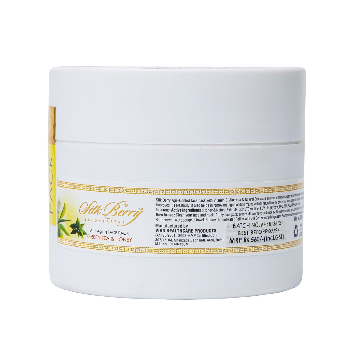 Green Tea & Honey Age Control Face Pack