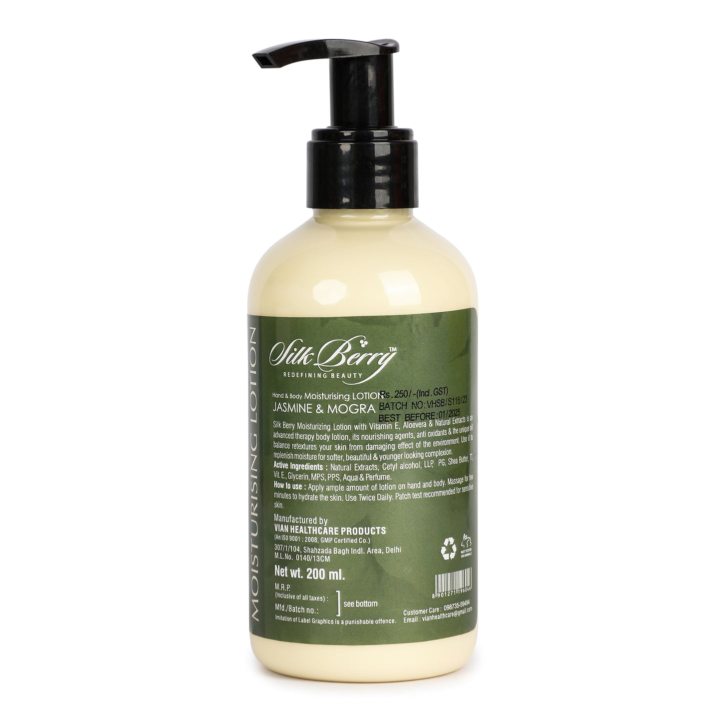 Jasmine & Mogra Moisturizer Lotion 250gm