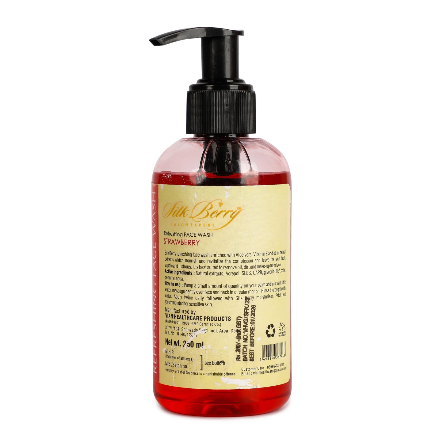 Strawberry Refreshing Face Wash