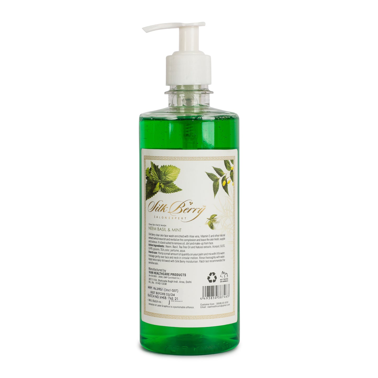 Neem, Basil & Mint Refreshing Face Wash