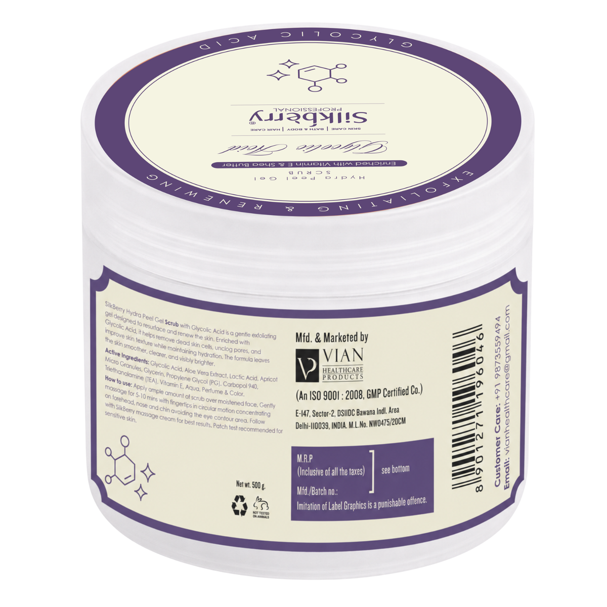 Hydra Peel Gel Scrub 500g