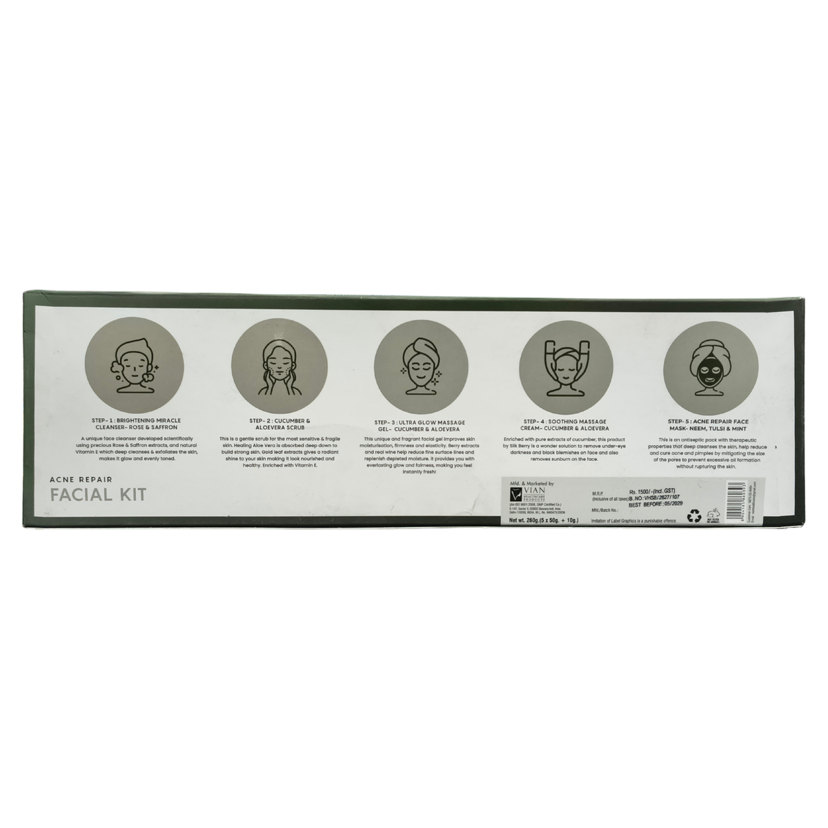 Anti Acne Therapy Facial Kit for Women 260gm