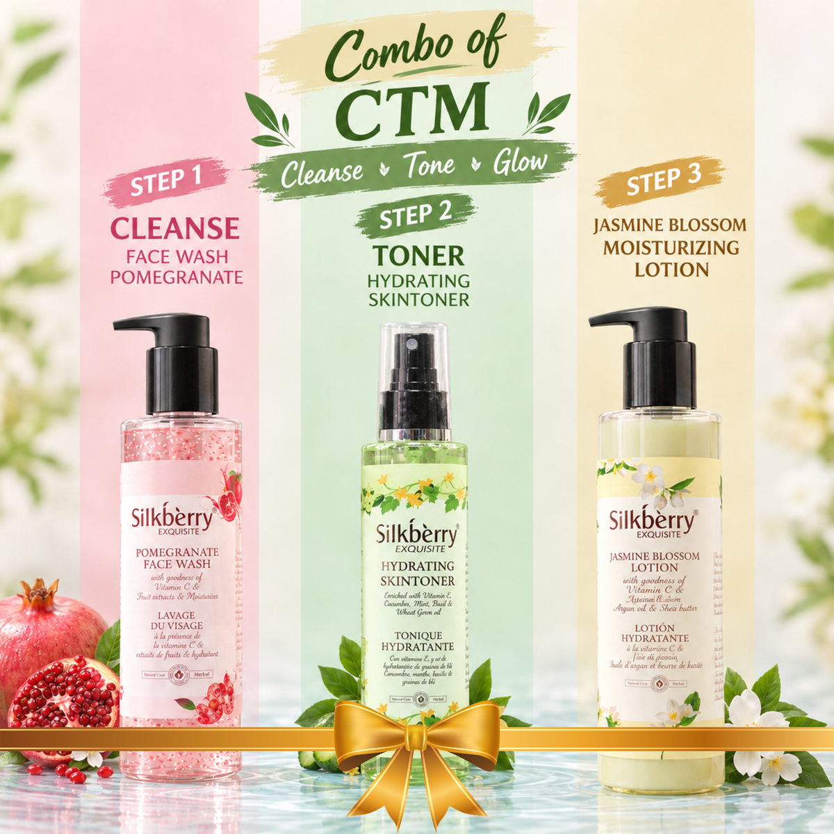 CTM - Cleanser, Toner, Moisturizer Combo