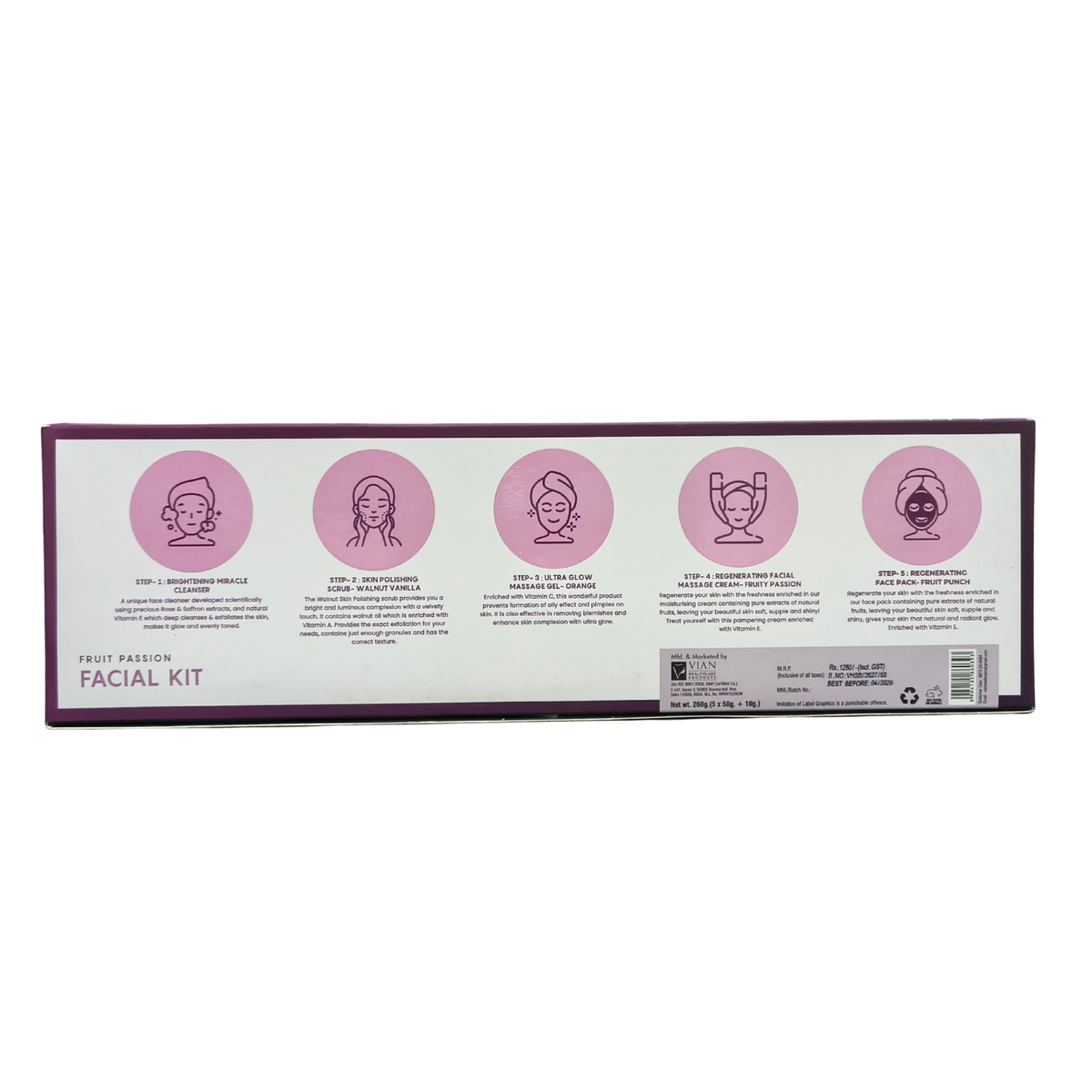 Bio-Active Refreshing Therapy (Skin Refreshing Facial Kit) for Women 260gm