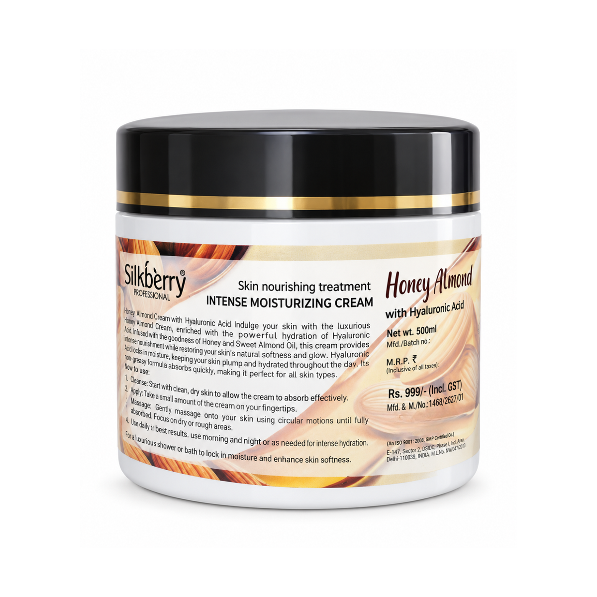 Honey & Almond Moisturizing Cream 500ml