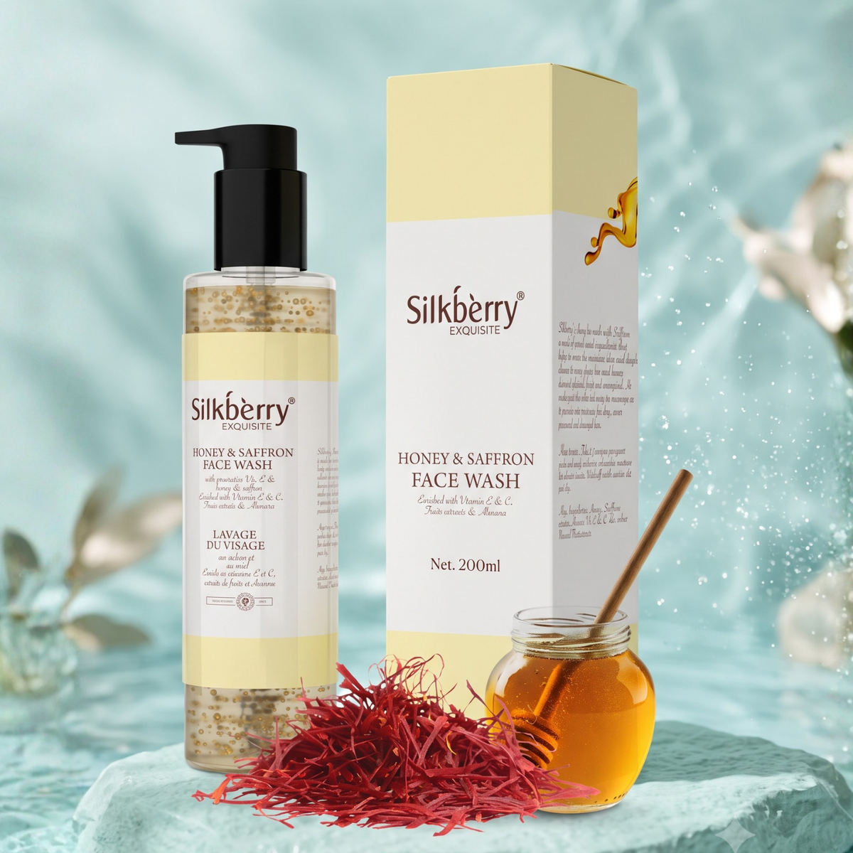 Honey and Saffron Face Wash 200ml