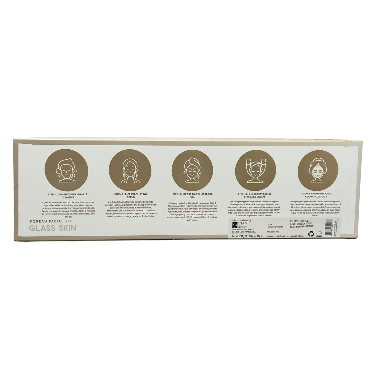 Korean Facial Kit Glass Glow