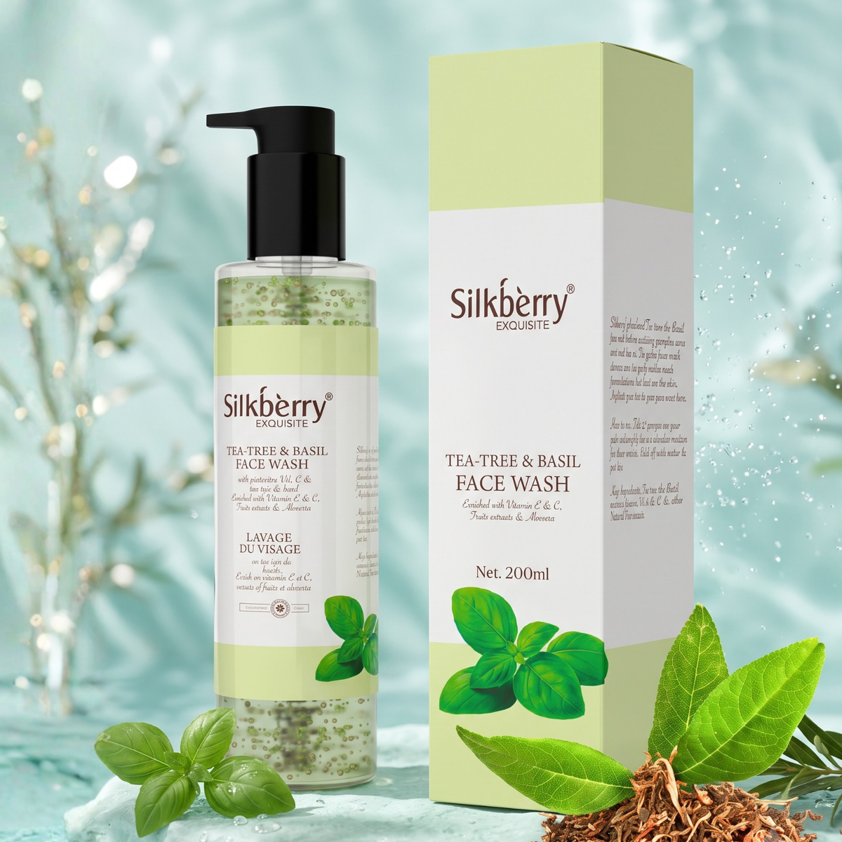 Tea Tree & Basil Face Wash 200ml