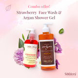Combo Set Strawberry Face wash & Argan Shower Gel