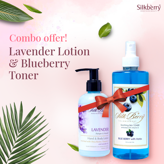 Combo Set Lavender Lotion &  Blueberry Toner