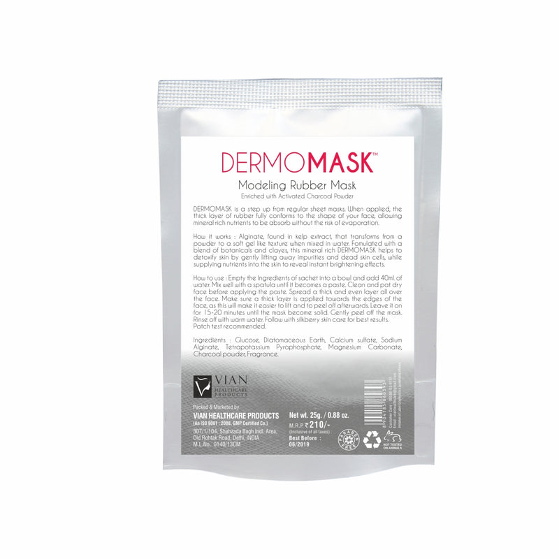 Charcoal  Rubber Mask Pack of 3
