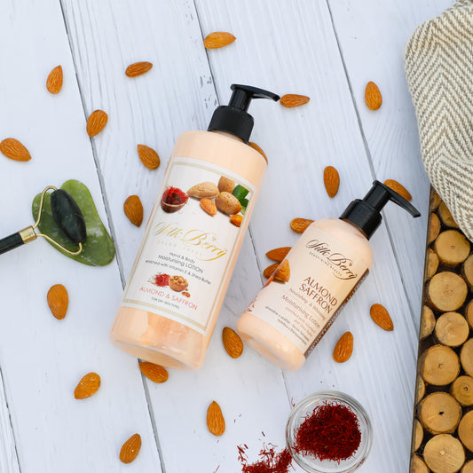 Almond and Saffron Moisturizer Body Lotion